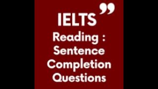 Sentence completion question [upl. by Ytineres]