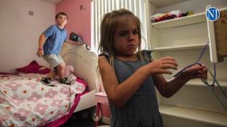 VIDEO Meet Zoe Adams a 6 year old Edgewater girl diagnosed with Sanfilippo Syndrome [upl. by Kristos215]