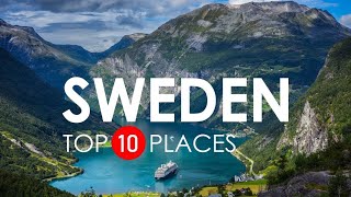 Top 10 Beautiful Places to Visit in Sweden  Sweden Travel Video [upl. by Ardnikat]