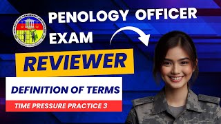 Penology Officer Examination Reviewer Definition of Terms  Part 3  POE Exam Reviewer [upl. by Nojel]