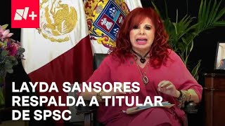 Layda Sansores respalda a titular de SPSC Continúa protesta de policías en Campeche  En Punto [upl. by At]