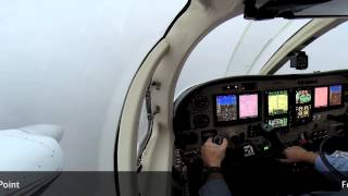 Cessna 340 ILS Approach KADS [upl. by Matless]