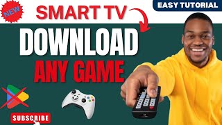 How to Download Games on Smart TV 2024  No Google Play Store Needed [upl. by Fafa476]