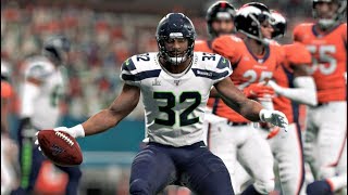 Madden 20 Denver Broncos vs Seattle Seahawks – Super Bowl XLVIII Rematch  Madden NFL 20 [upl. by Iruy]