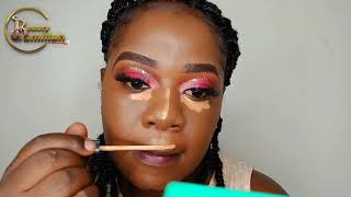 FULL FACE MAKEUP TUTORIAL goviral makeupartist bridalmakeup [upl. by Hale959]