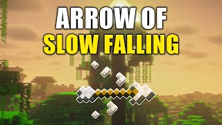 Arrow of Slow Falling Guide How To Craft The Arrow of Slow Falling in Minecraft [upl. by Eded]