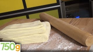 Recette du Pâte feuilletée maison Express  750g [upl. by Randee618]