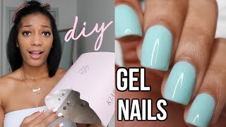 DIY Gel Nails how to do gel nails at home [upl. by Hermie701]