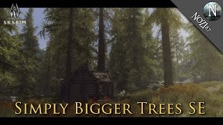 TESV  Skyrim SE Mods Simply Bigger Trees SE by fadingsignal [upl. by Luigino]