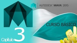 Autodesk Maya 2015 Tutorial modos de vista y paneles Curso básico español cap 3 [upl. by Eimmac827]