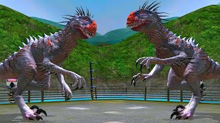 SCORPIOS REX GEN 2 VS SCORPIOS REX GEN 2 SOLO BATTLE  JURASSIC WORLD THE GAME [upl. by Jedidiah]