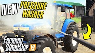 ALL NEW PRESSURE WASHER  SEASONS FS19 Oakfield Ep 13 [upl. by Tamas241]