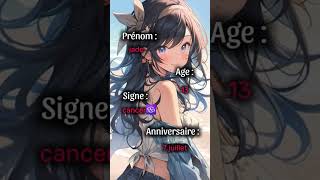 Mon age mon prenom  mon signe et mon anniv [upl. by Redleh]