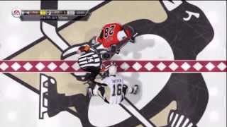 NHL 14 Online  Penguins VS Flyers Full Game [upl. by Repsac755]