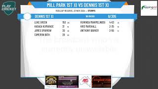 Mill Park 1st XI v Dennis 1st XI [upl. by Krasnoff516]