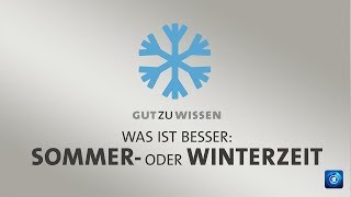 gutzuwissen Sommer oder Winterzeit  was vertragen wir besser [upl. by Adnamra]