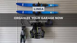 Organize in Style Introducing LINEA Garage Slatwall Accessories – GarageLiving [upl. by Forelli]