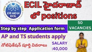 ECIL Hyderabad recruitment 2024Ecil latest notification 2024 [upl. by Nightingale306]