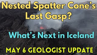 Icelands Spatter Cone Sputters Uplift Continues Ahead of Next Event Geologist Analysis [upl. by Lativa525]