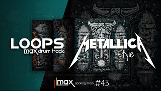 Heavy Metal Drum Track  Metallica Style  140 bpm [upl. by Goodrich]