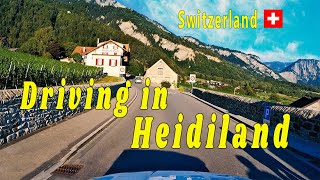 Heidiland  Switzerland  Driving of Heidiland 4K [upl. by Enegue]