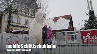 Schlittschuhbahn  Eislaufbahn  mieten by EventAttraktionde [upl. by Thirzi]