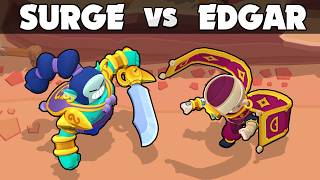 SURGE vs EDGAR ⭐ Brawl Stars [upl. by Anoniw886]