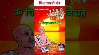 Pitra Gayatri Mantra 🌼 पितृ पक्ष में सुनें पितृ दोष निवारण होगा shorts ytshorts pitrapaksh [upl. by Hetti947]