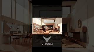 ✍ Diseño interior salón con vizcomai arquitectura design sketch [upl. by Demetria]