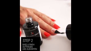 Gel Lack Anwendung So gelingt dir die perfekte Maniküre gellack diynails juliananails [upl. by Jat]