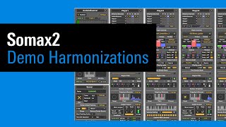 IRCAM Tutorials  Somax2 Demo Harmonizations [upl. by Aidekal]