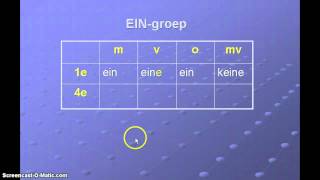 duitsde uitlegvideo Naamvallen voor beginners  deel 1  EINgroep 1e en 4e naamval [upl. by Eurydice]