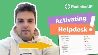 Activating the Helpdesk plugin in Redmine [upl. by Ertha]