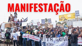 Manifestação a decorrer em Moçambique agora mesmo [upl. by Asteria]