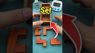 Set all wooden blocks in box mini wood toywood working art skillshand craft ideas shorts [upl. by Odnanreh]