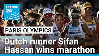 Paris Olympics Dutch runner Sifan Hassan wins marathon • FRANCE 24 English [upl. by Hedgcock]