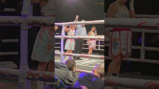 Dina Thorslund wins on TKO round 8 against Mary Romero defending WBCWBO Bantamweight World Titles 🥊 [upl. by Nallek]