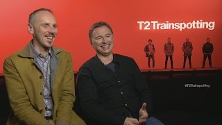 T2 Robert Carlyle and Ewen Bremner say it feels like a band that’s got back together [upl. by Eirek]