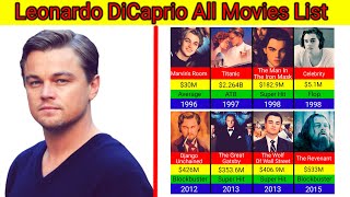 Leonardo DiCaprio All Hits amp Flops Movies List  titanic leonardodicaprio [upl. by Willing]