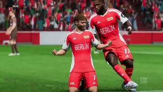 Union Berlin vs FC St Pauli  Bundesliga 2425  EA FC 25 [upl. by Cristiano]