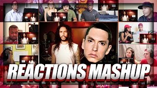 Eminem  Rap God  Performed In 40 Styles Reactions Mashup [upl. by Assirem]