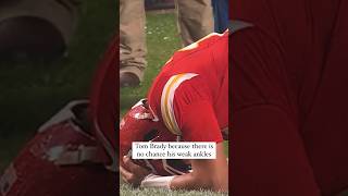 Patrick Mahomes’s ankles won’t allow him to catch Brady shorts nfl chiefs patrickmahomes [upl. by Falo]