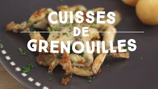 Cuisses de grenouilles au beurre dail  CuisineAZ [upl. by Erehs]