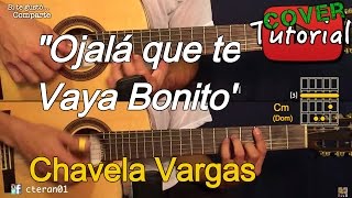 Ojalá Que Te Vaya Bonito  Instrumental CoverTutorial Guitarra [upl. by Miarzim]