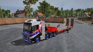 Big Tyres Delivery  Rosenheim To Ebersberg  Universal Truck Simulator Gameplay  MobGameplay [upl. by Safier]