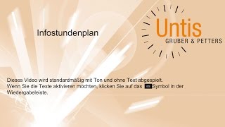 Infostundenplan [upl. by Nosilla]