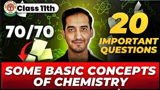 Some Basic Concepts of Chemistry20 Important questions  Class 11 Chemistry Sourabh Raina [upl. by Nipha]