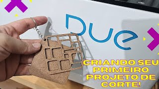 Como criar seu primeiro projeto de corte a laser no Due Studio [upl. by Luz364]