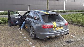 Audi RS6 Avant C7 💥 Milltek Straight Pipes Race Exhaust Revs Accelerations Downshifts 🔊 [upl. by Ballinger21]