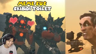 React MEME SUS Skibidi Toilet [upl. by Aneeram570]